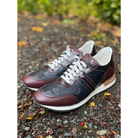 Custom DeNiro Viceversa Sneaker Shoe - Burgundy & Navy