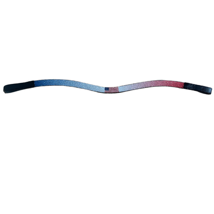 Otto Schumacher USA Flag Browband - For Double Bridle