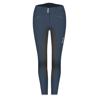 Cavallo Cia Full Seat Softshell Winter Breech - Dark Blue