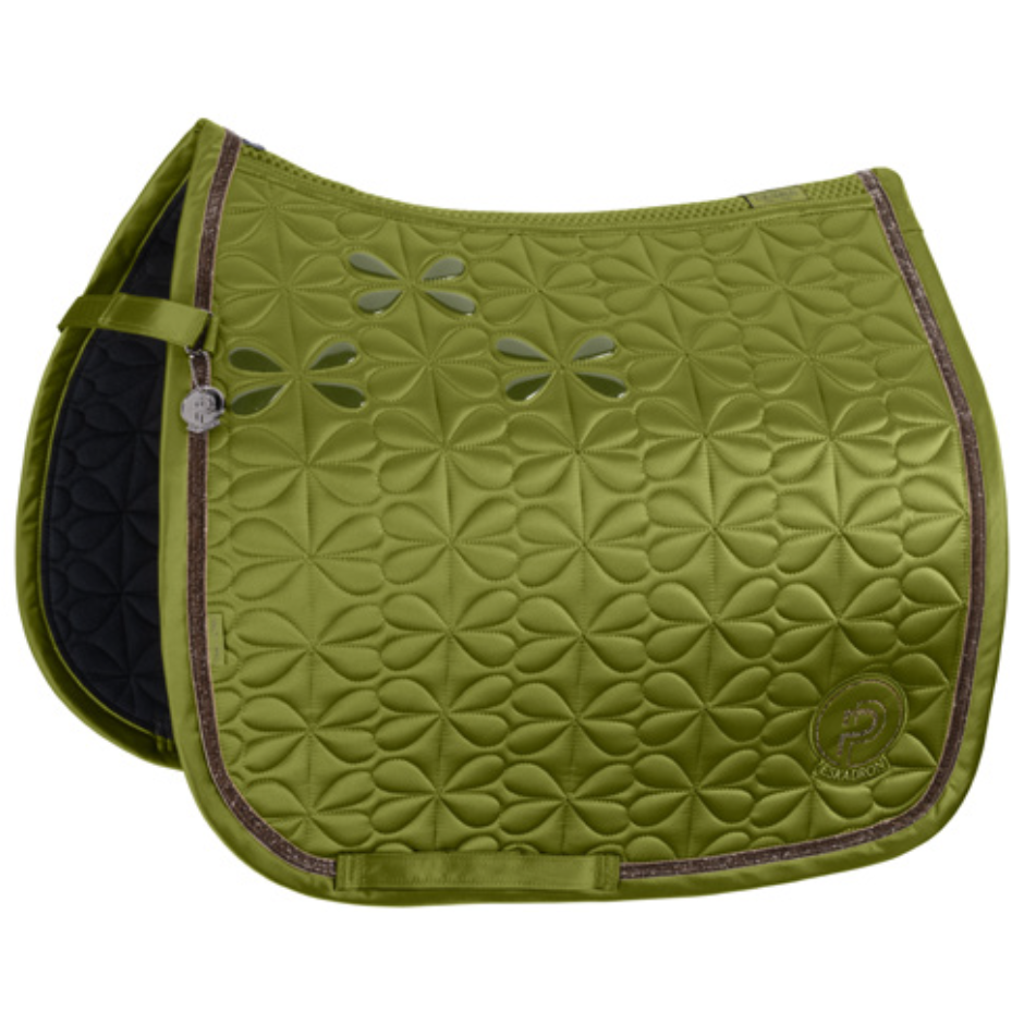 Eskadron Matt Gloss Dressage Pad - Moss Green