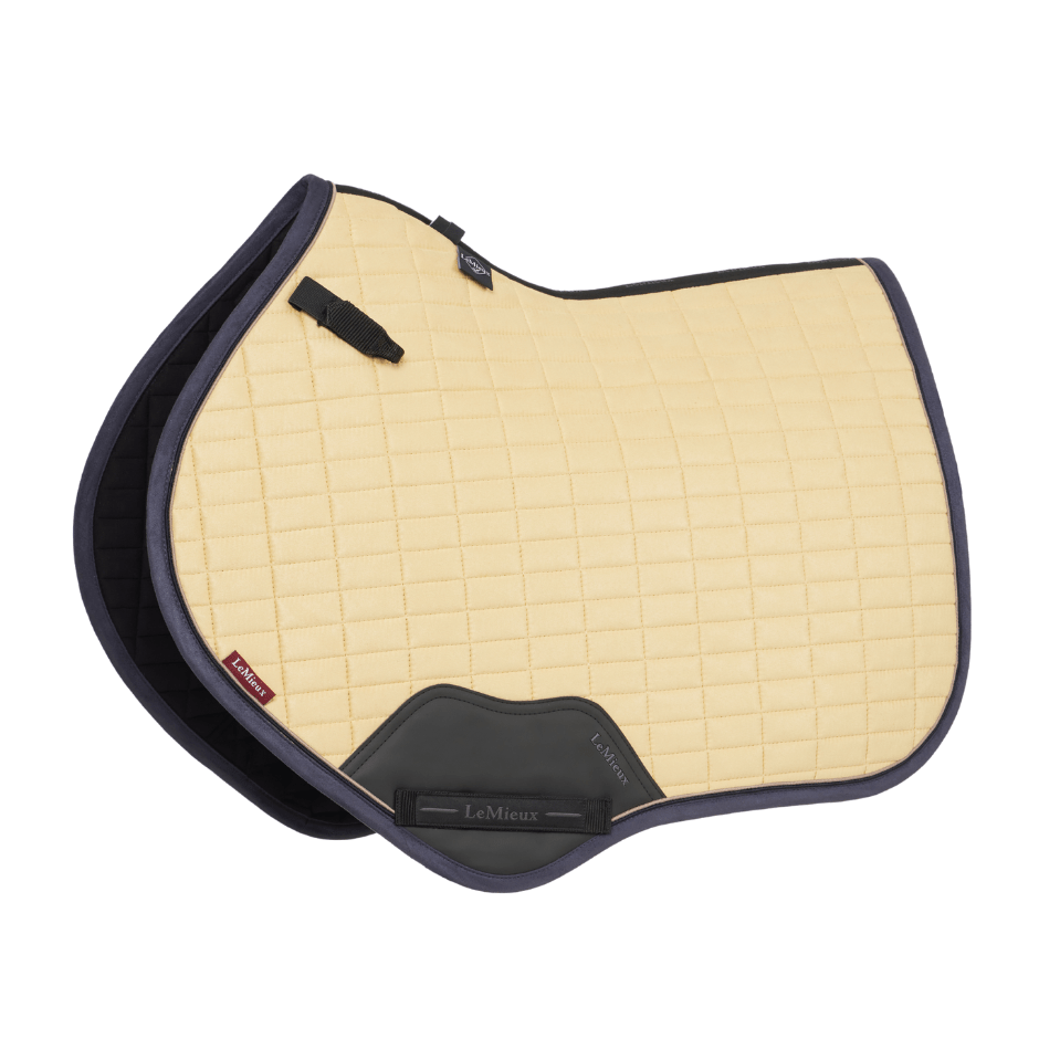 LeMieux Suede Close Contact Square Pad - Mimosa