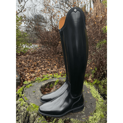 Custom DeNiro Bellini Dressage Boot - Brushed Black with Iride Rondine