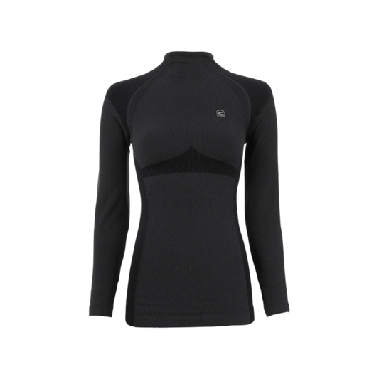 Cavallo Emica Mock Neck Base Layer - Black