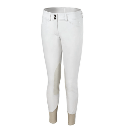 RJ Classics Avery Junior Knee Patch Breech - White