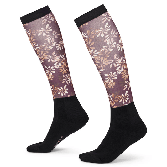 Kerrits Junior Dual Zone Boot Sock - Vineyard Autumn Bouquet