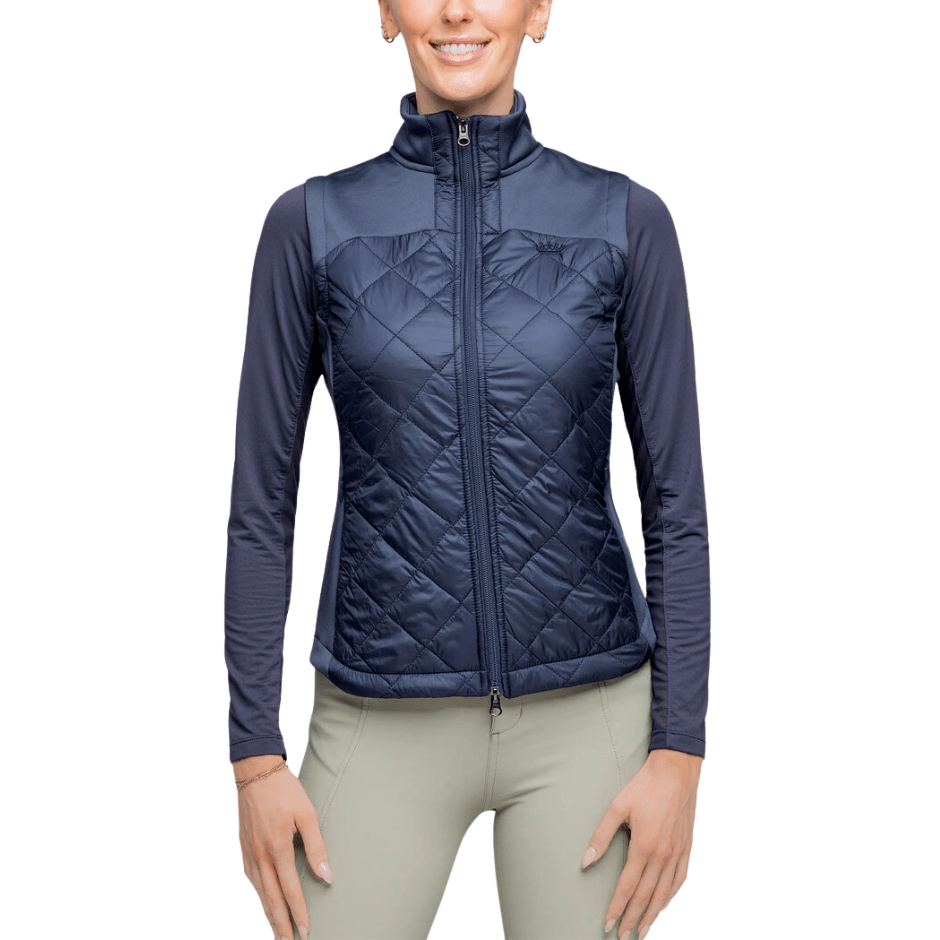 Kastel Denmark Quilted Vest - Navy