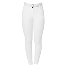 Equestro High-Waisted Hunter Knee Grip Breech - white