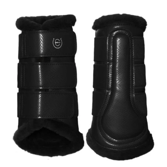 Equestrian Stockholm Fur Brushing Boot - Black Edition
