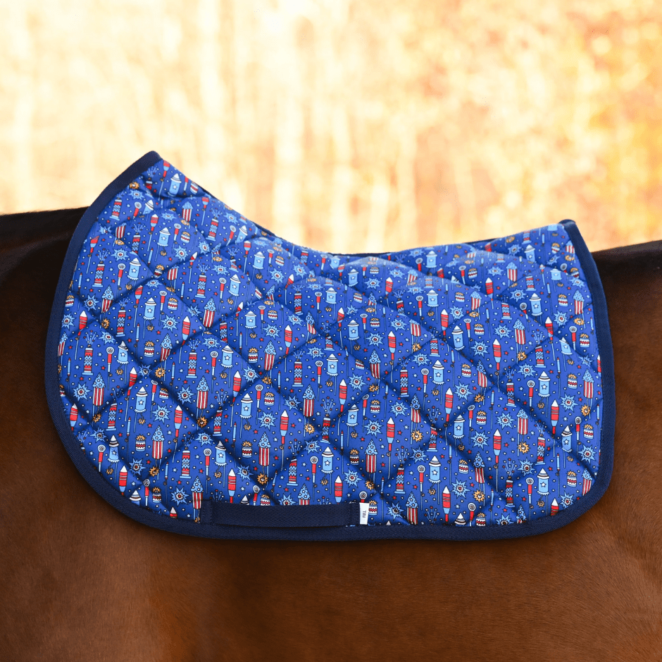 Dreamers and Schemers - Holiday Boom Saddle Pad