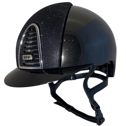 Custom KEP Cromo 2.0 Helmet - Shine Black With Galassia Black Front Insert