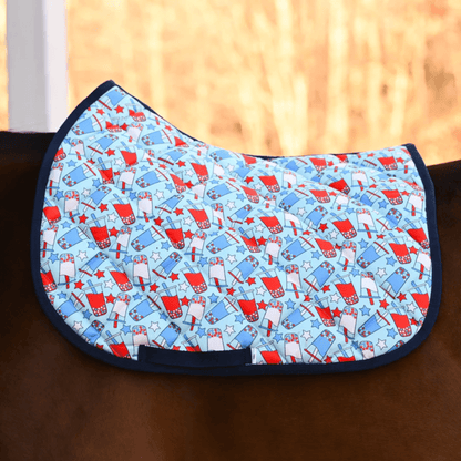 Dreamers and Schemers - Holiday The 4th Saddle Pad