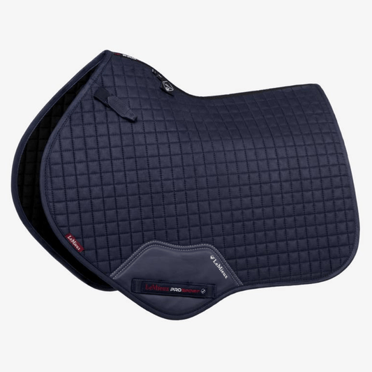 LeMieux Prosport Suede Close Contact Pad - Navy