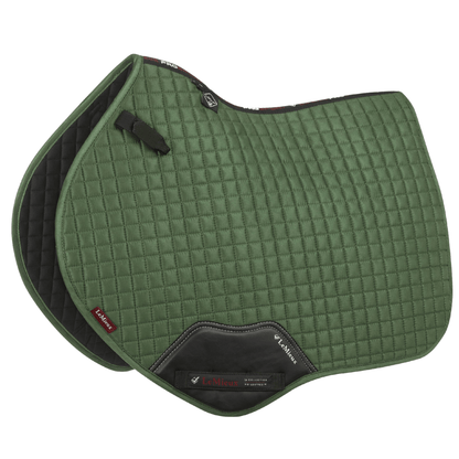 LeMieux Prosport Suede Close Contact Pad - Hunter Green