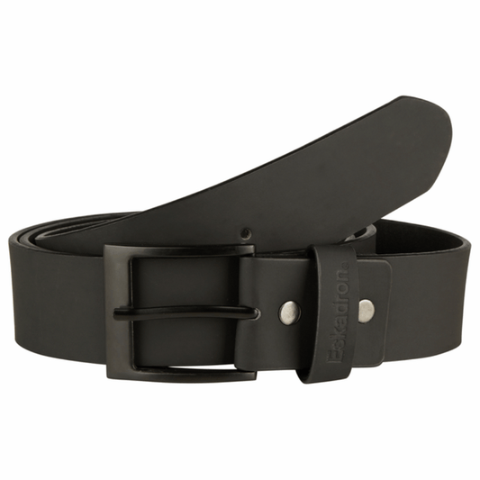 Eskadron Mens Faux Leather Belt - Black