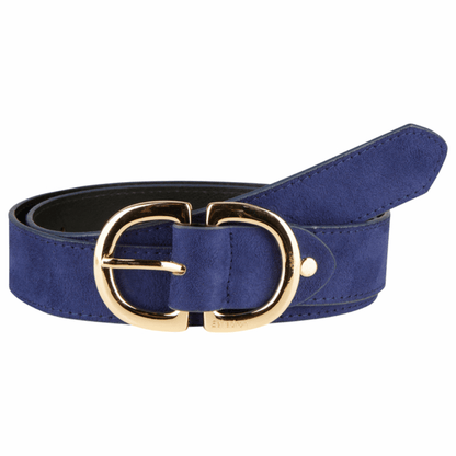 Eskadron Faux Leather Belt - True Blue