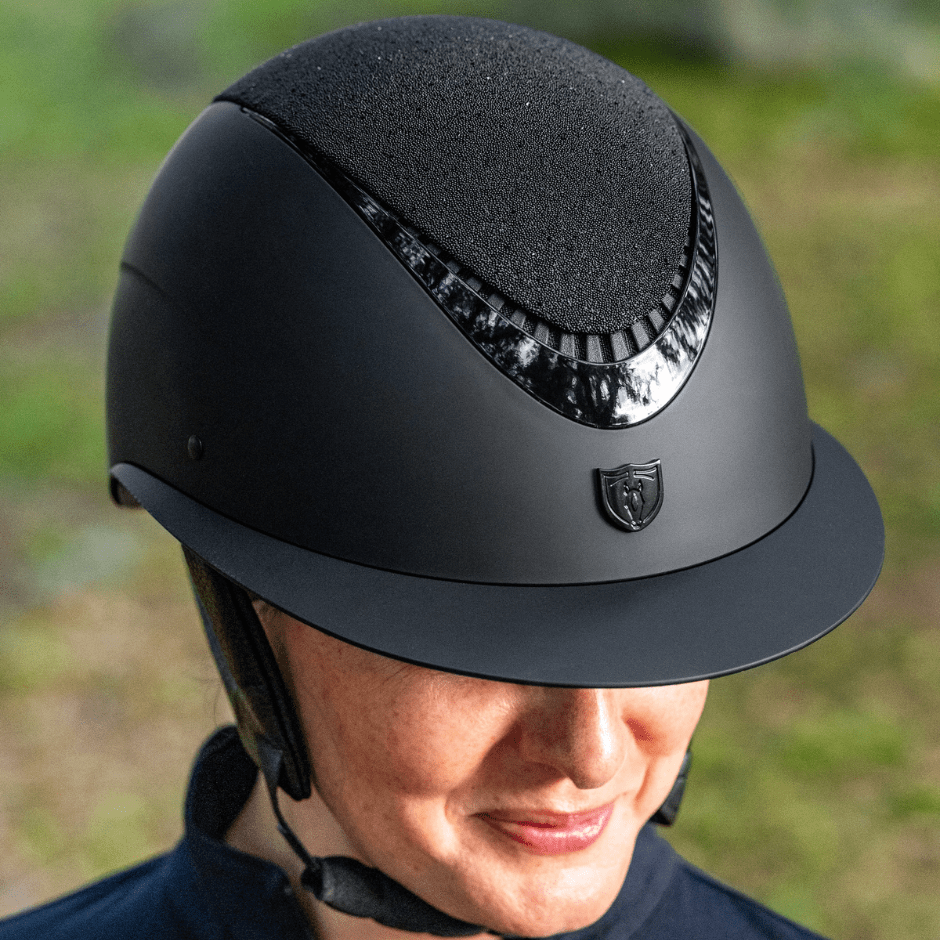 Tipperary Caledon Helmet, Black Sparkle