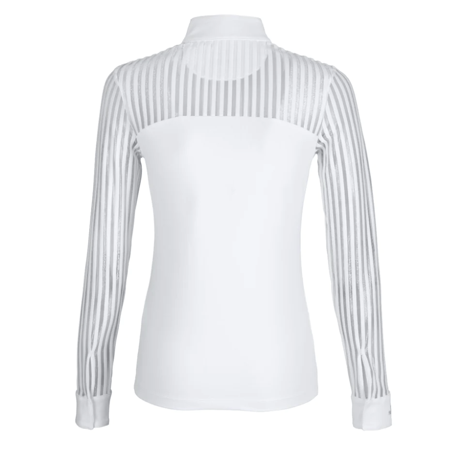 Pikeur Ladies Juniper Long Sleeve Show Shirt - White
