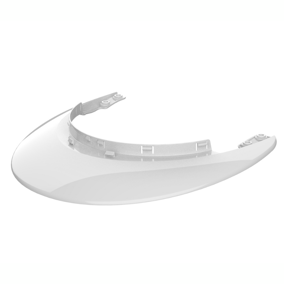 KEP Cromo 2.0 Visor - Polish White Polo Wide Brim