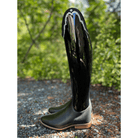 DeNiro Bellini Dressage Boot - Black Patent with Codone Black Stardust & Swarovski