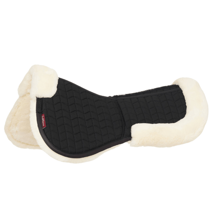 LeMieux Merino Two Pocket Half Pad - Black & Natural