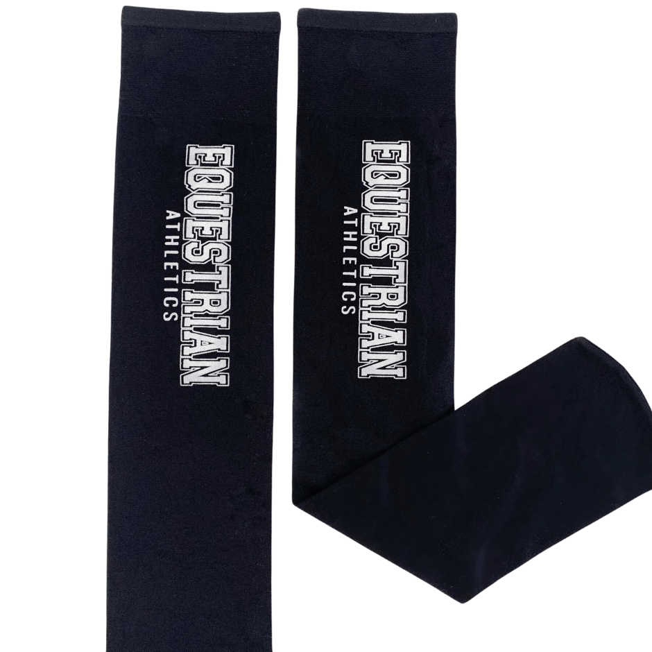 TKEQ Equestrian Athletics Boot Sock - Black