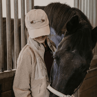 Snaffle Bit Baseball Cap - Khaki