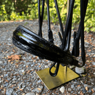 Otto Schumacher Elegant Rolled Double Bridle with Halo Browband