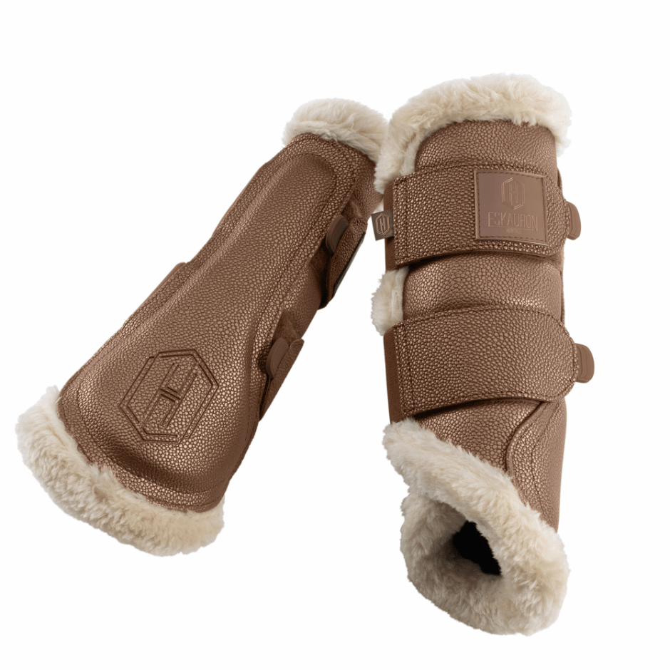 Eskadron Stingray Fauxfur Mesh Boots - Almond