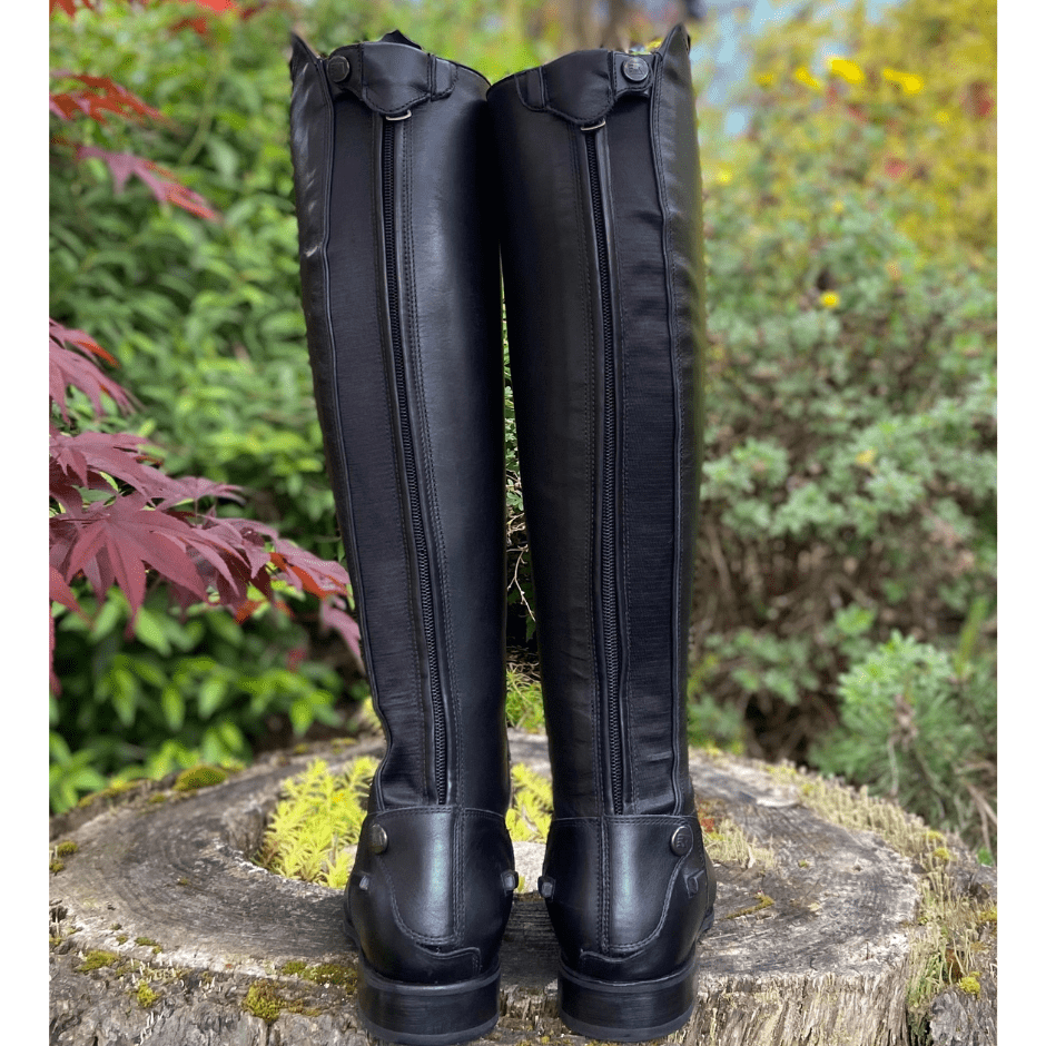 black wellington dress boots DeNiro Volare Dress Boot 37 / MA / L