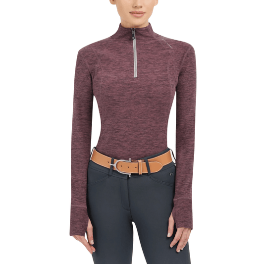 RJ Logan 1/4 Zip Shirt - Roan Rouge Heather 