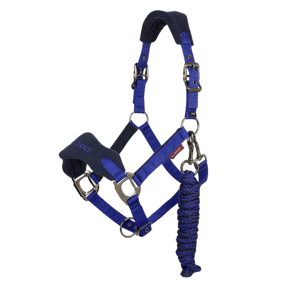 LeMieux Vogue Halter & Leadrope - Royal Blue