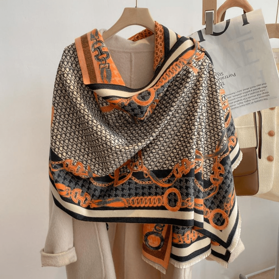 Reversible Wrap/Artisan Shawl - Stirrup