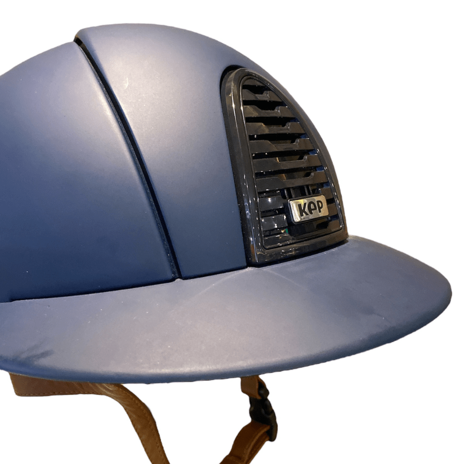 Custom KEP Cromo 2.0 - Polo Brim Textile Blue with Beige Harness