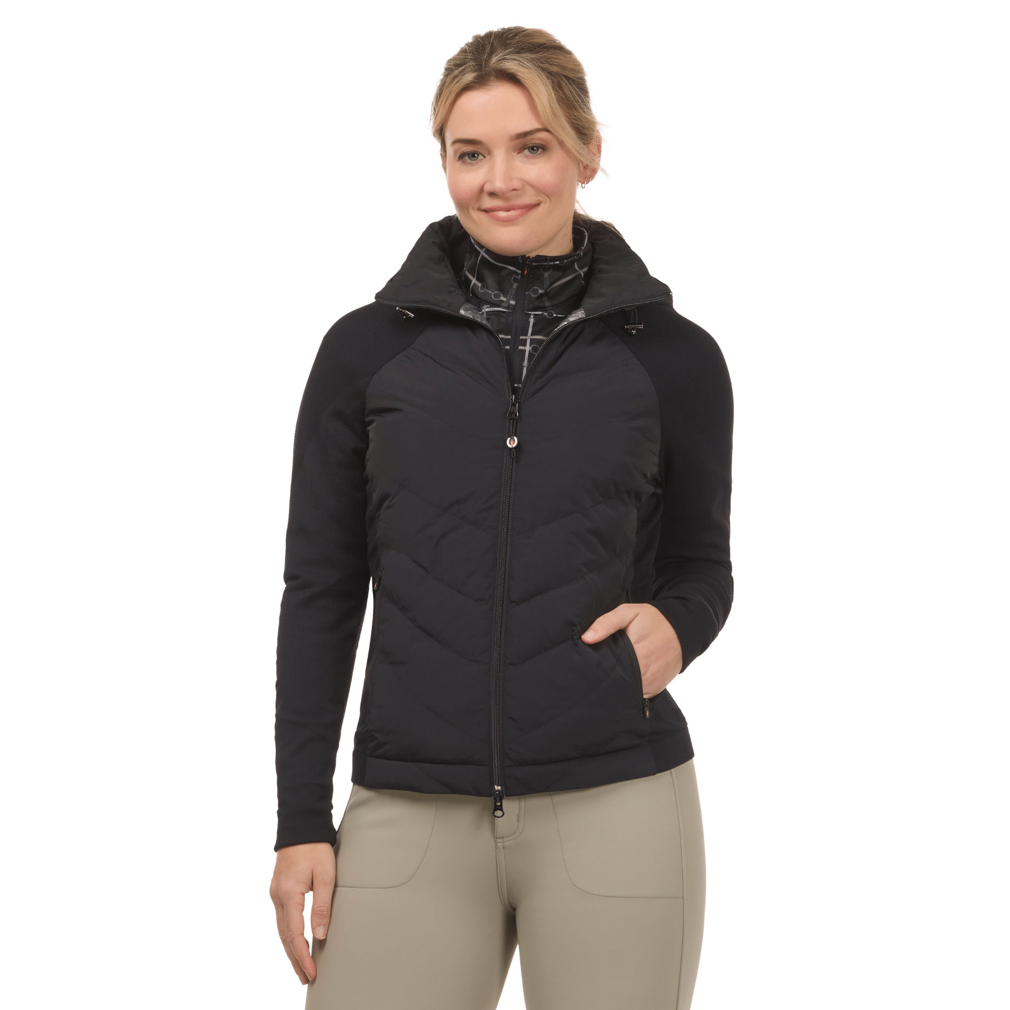 Kerrits Equitech Hybrid Hooded Quilted Jacket