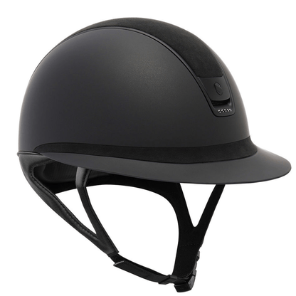 Samshield 2.0 Miss Shield Shadowmatt Helmet - Dark Line With 5 Jet Hematite