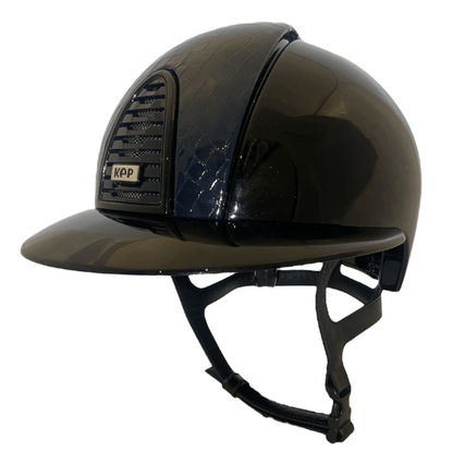 Custom KEP Cromo 2.0 - Black Polish with Blue Croc Polo Visor