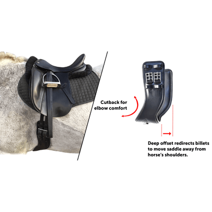 Total Saddle Fit Shoulder Relief Dressage Girth