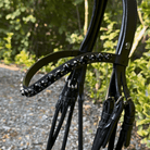 Otto Schumacher Elegant Rolled Double Bridle with Halo Browband