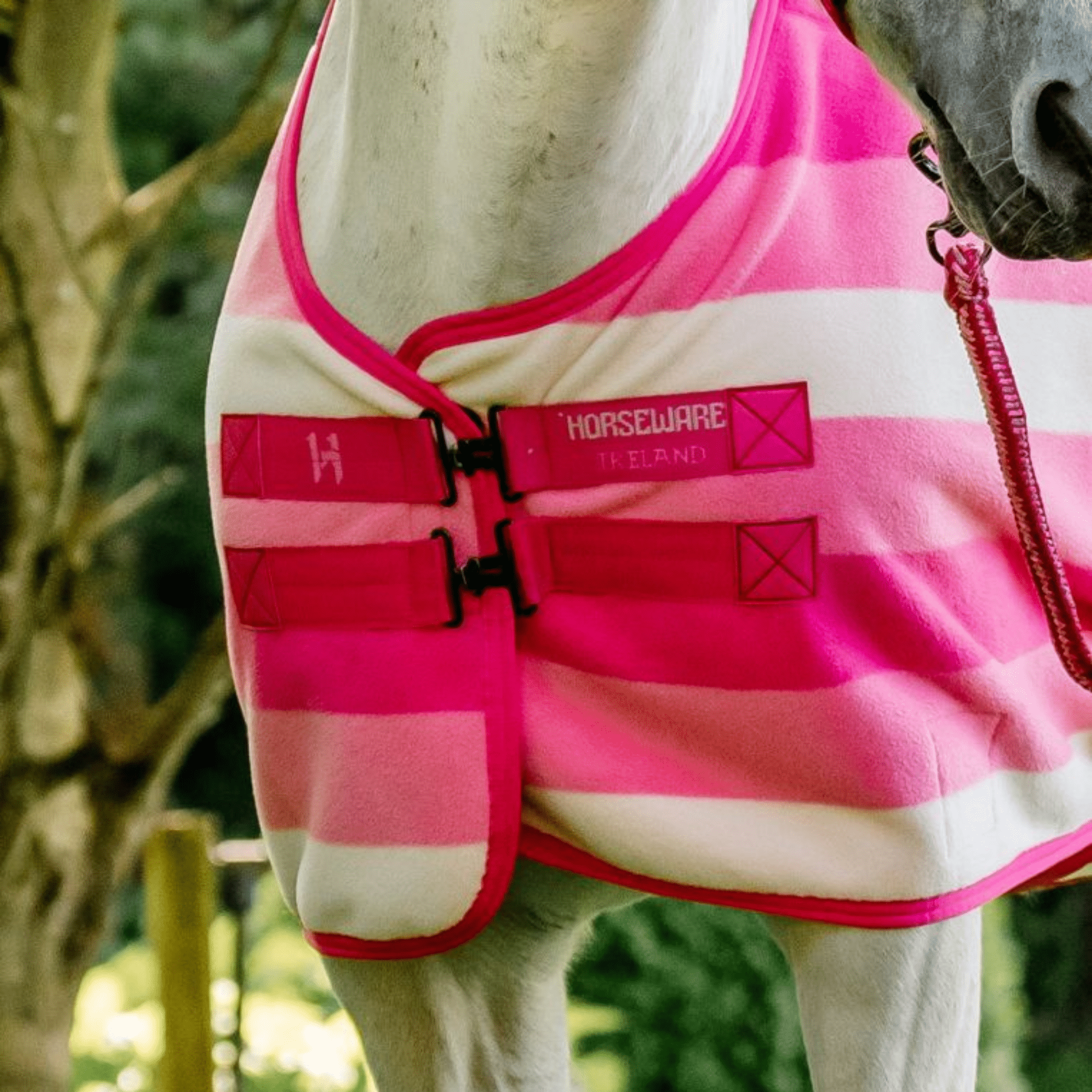 Horseware Newmarket Fleece Cooler Witney Pink