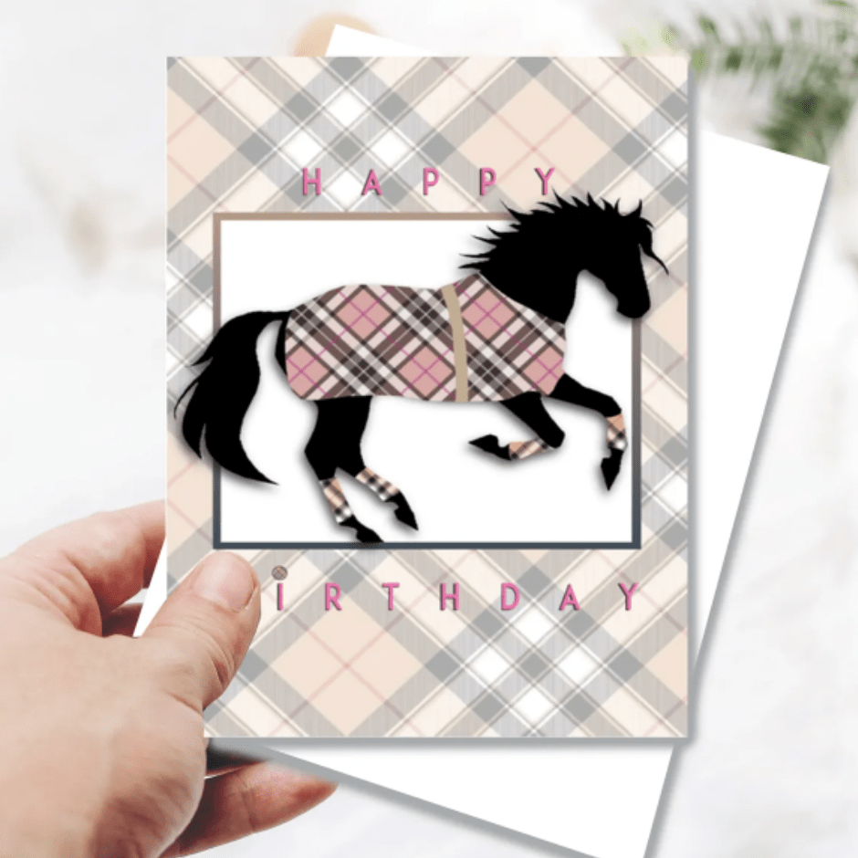 Birthday Card - Burberry Horse