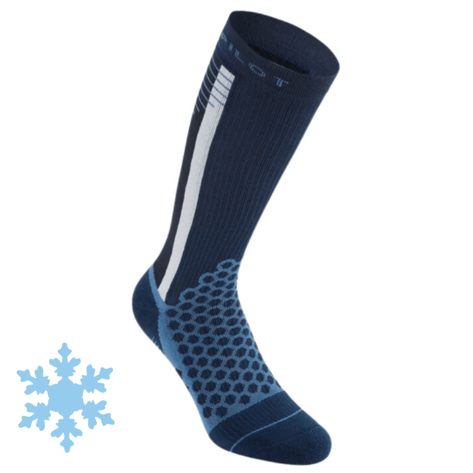 Horse Pilot Winter Compression Socks - Navy