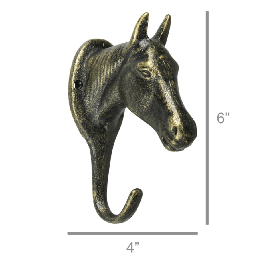 Cast Iron Horse Head Wall Hook