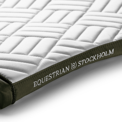 Equestrian Stockholm Dressage Pad - White Striking Valley Cob