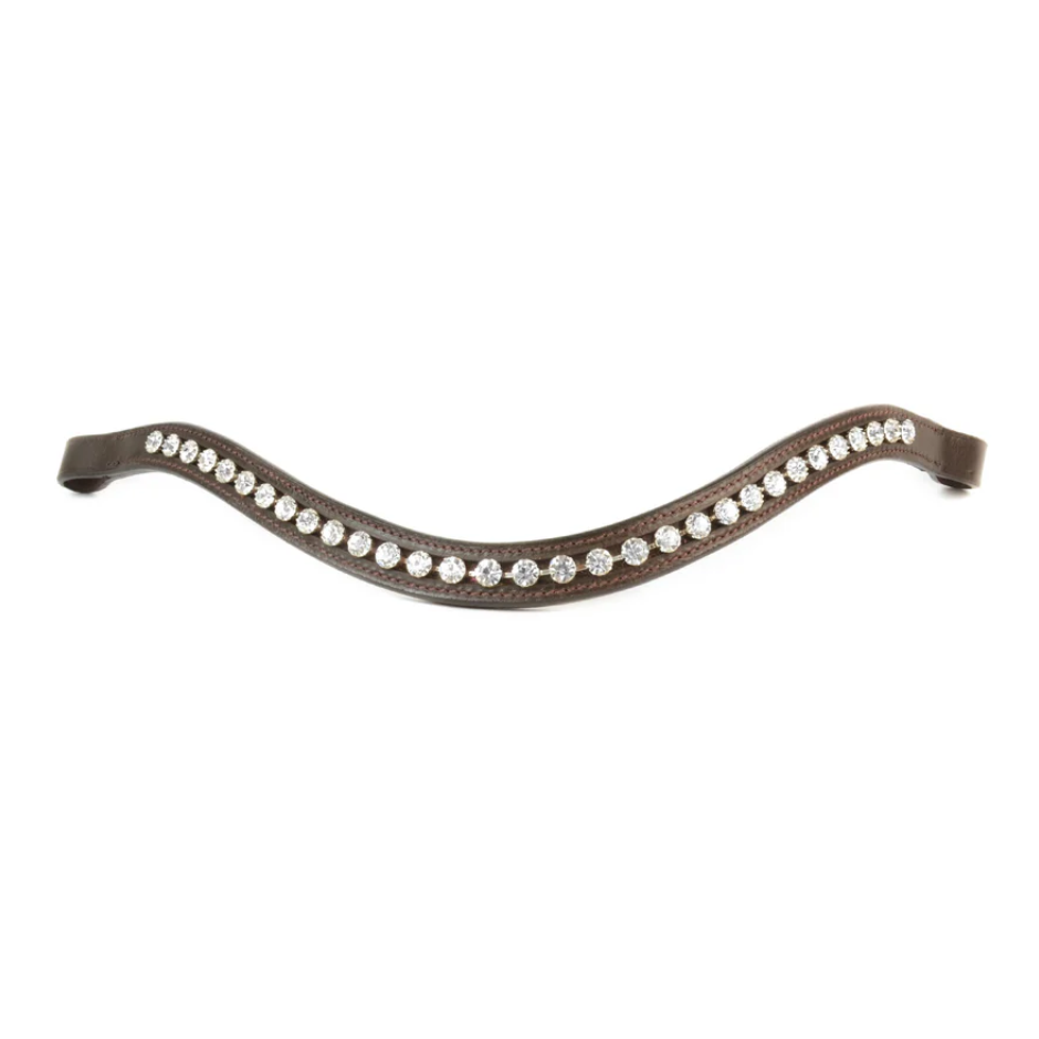 Browband Large Stone - Havana 