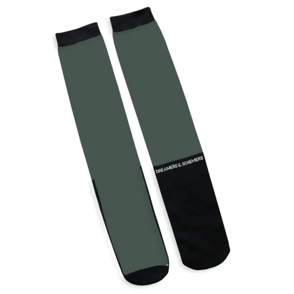 Dreamers & Schemers Knit Socks - Dark Hunter Green