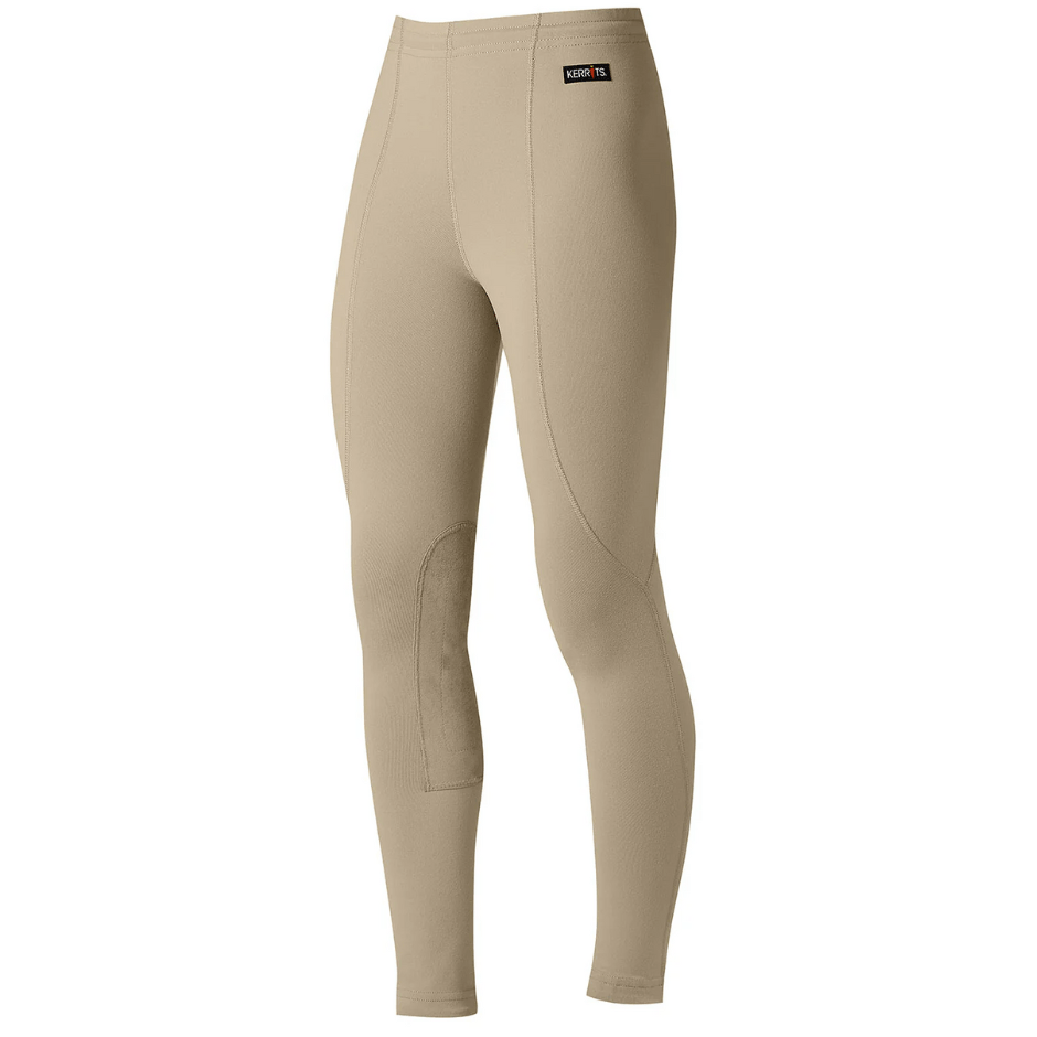 Kerrits Juniors Performance Knee Patch Tight - Tan