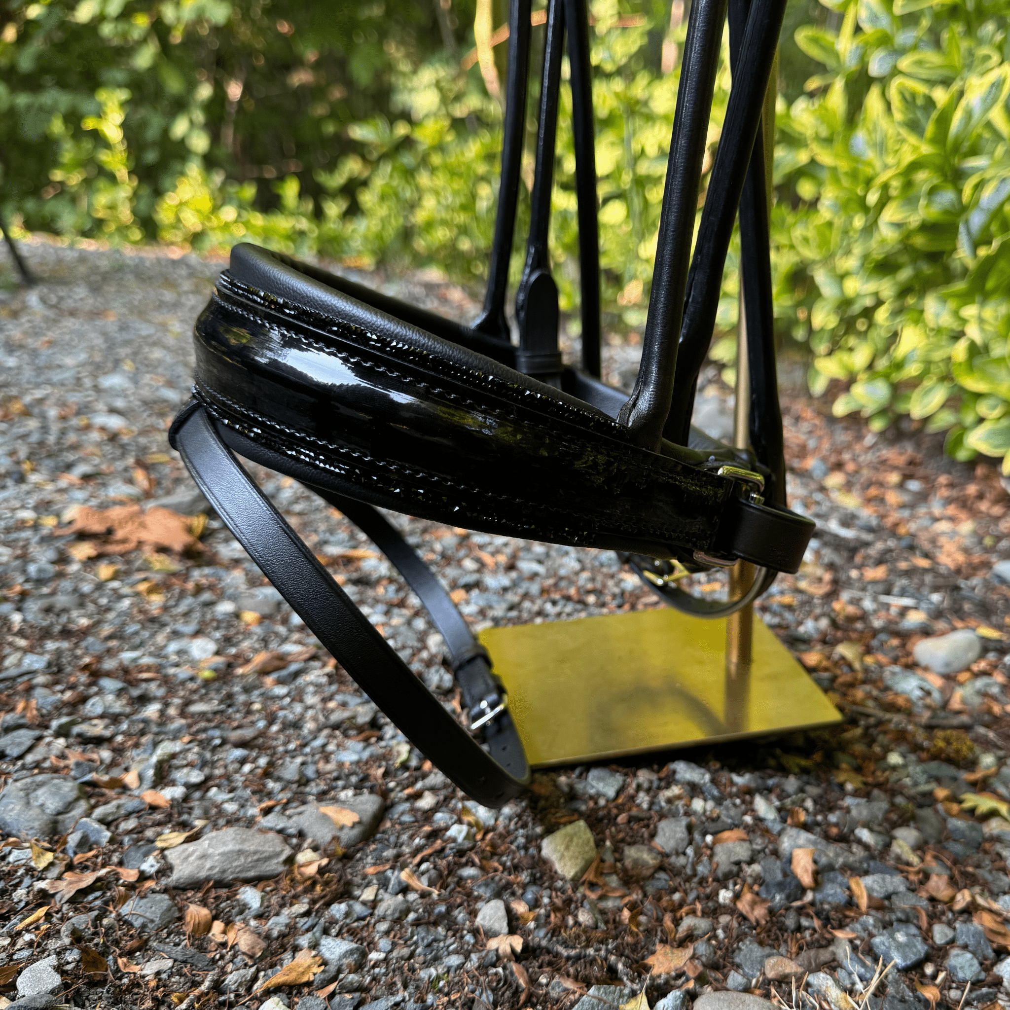 Otto Schumacher Bellevue Elegant Rolled Snaffle with Halo Browband