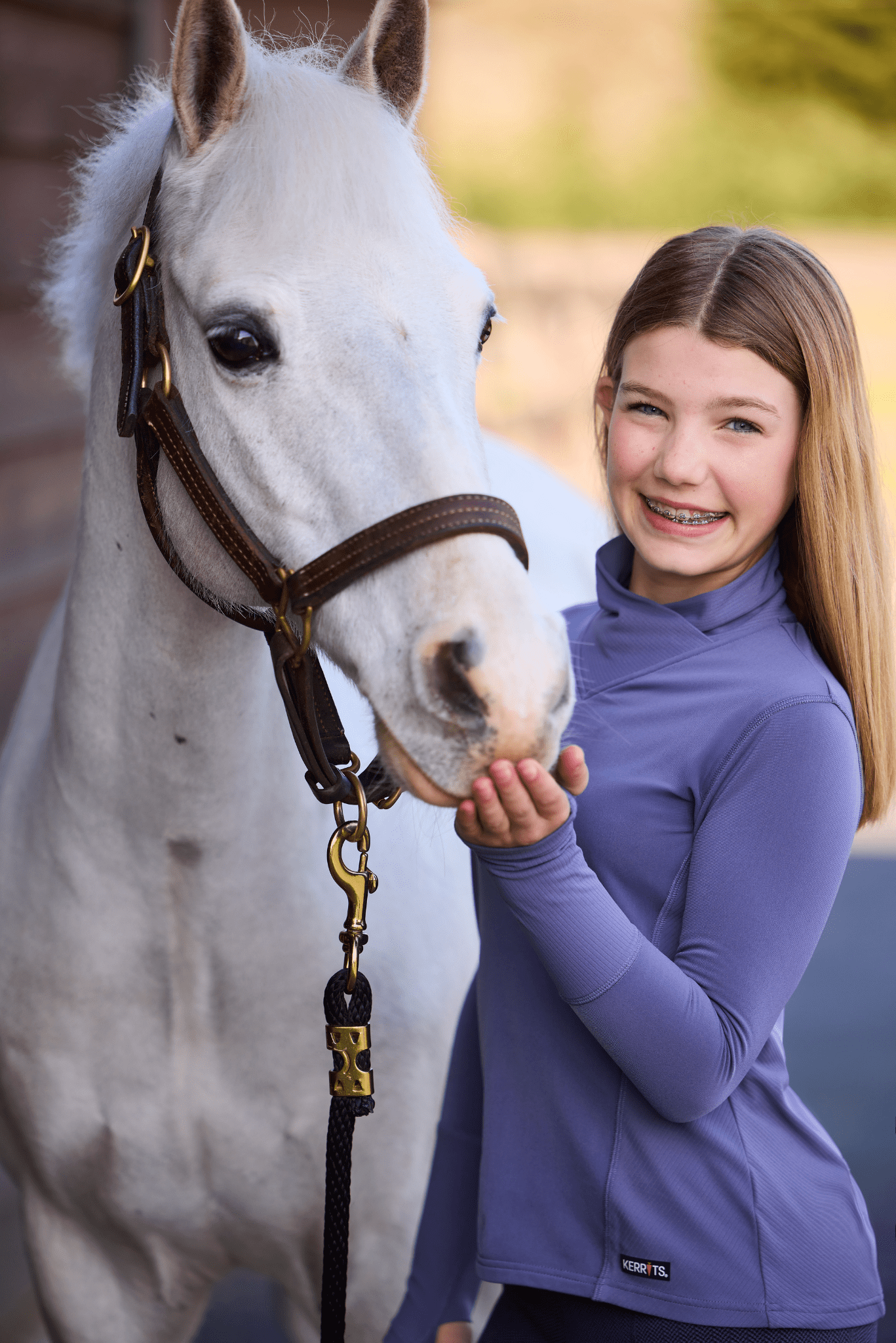 Kerrits Juniors Wrap Neck Tech Top