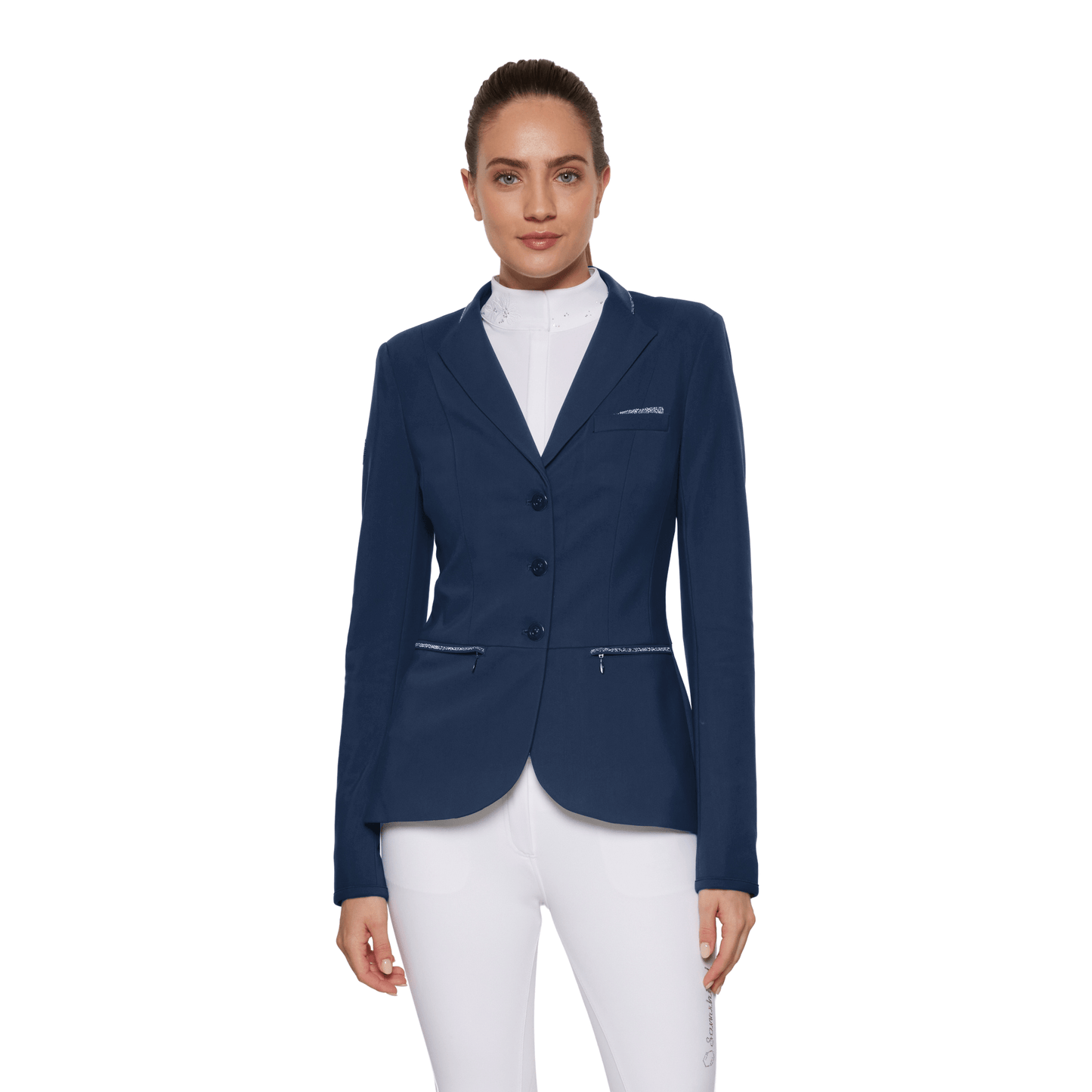 Samshield Victorine Crystal Fabric Show Coat - Cosmic Blue