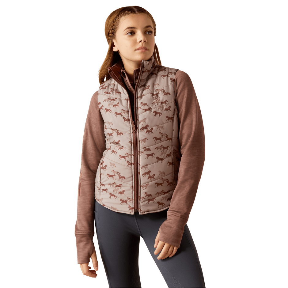 Ariat Junior Bella Reversible Vest - Mauve